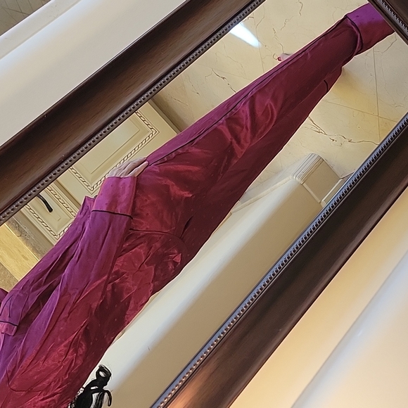 Women's Satin Pajama Set - Pink - Picture 10 of 16